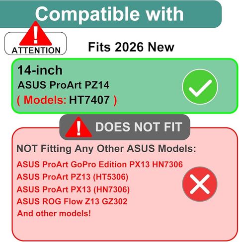 KEANBOLL 2 Pack Block Blue Light Screen Protector for 2026 New ASUS ProArt PZ14 (HT7407) كمبيوتر محمول مقاس 14 بوصة، مضاد لوهج الضوء الأزرق ودرع مضاد لبصمات الأصابع (غير لامع) in Kuwait
