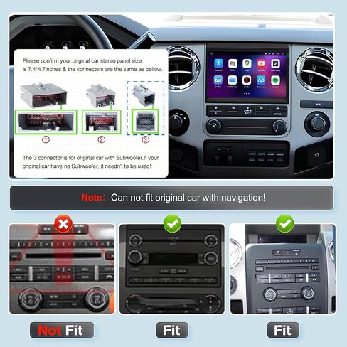 راديو ستيريو للسيارة مقاس 7 بوصات لسيارة Ford Mustang 2005 2006 2007 2008 2009، وحدة رأس ملاحة GPS تعمل باللمس بنظام Android 13 مع ذاكرة وصول عشوائي 4+64 جيجابايت، ودعم Bluetooth، وDSP، ووصلة مرآة، والتحكم في عجلة القيادة، وكاميرا احتياطية in Kuwait