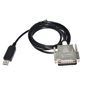FT232RL USB to D-SUB 25PIN DB25 Male Adapter Programming Communication Cable for 0 Series RS232 Interface KABLE(5m) in Kuwait