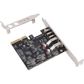 PCIe USB 3.2 Gen 2 Expansion Card, 10Gbps 5 Ports USB Hub with 3 C and A, for Desktop SSD Workstation Data Backup VR Headset in Kuwait