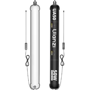Ulanzi UA50 50W LED Air Tube Light Inflatable Soft Bi-Color for Tiktok | CRI65+, Portable Stick Fill Lights, Dimmable Foldable, With Hand Air Blower& Magnetic Plate, For Youtube Content Creator in Kuwait