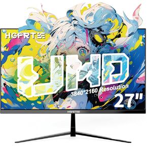 27 Inch 4K UHD Computer Monitor, IPS Ultra HD 60Hz 3840×2160 PC Monitor with HDR10, 100% sRGB, AMD FreeSync, HDMI 2.0 & DP1.4, VESA100*100mm, 178° Wide Viewing Angle in Kuwait
