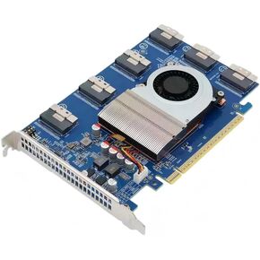 PLX88096 Non Split Expansion Card PCIe 4.0X16 Expansion External Graphics and Hard Disk 8654 Interface in Kuwait