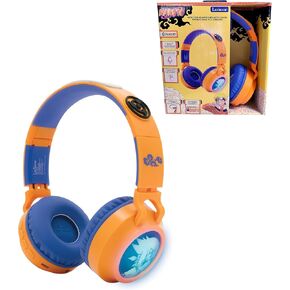 LEXiBOOK, Naruto, Foldable Light-Up Bluetooth® and Wired Headphones with 3D Naruto Universe Design and Volume Limiting, Blue Orange, HPBT015NA in Kuwait
