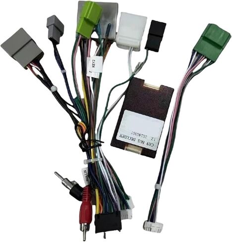 16Pin الأسلاك تسخير صندوق محول فك أندرويد راديو كابل الطاقة متوافق مع هوندا CRV سيفيك 2006-2011 النسخة الأوروبية in Kuwait