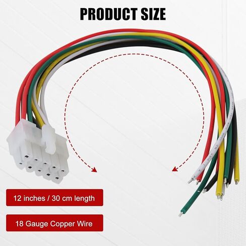 10-pin Harness Plug Replacement Compatible for Kicker BassStation Hideaway 11HS8 46HS10 11PHD12 11PH12 HS8 PT10 PT250 11PT8 Upgrade by GruDawu in Kuwait