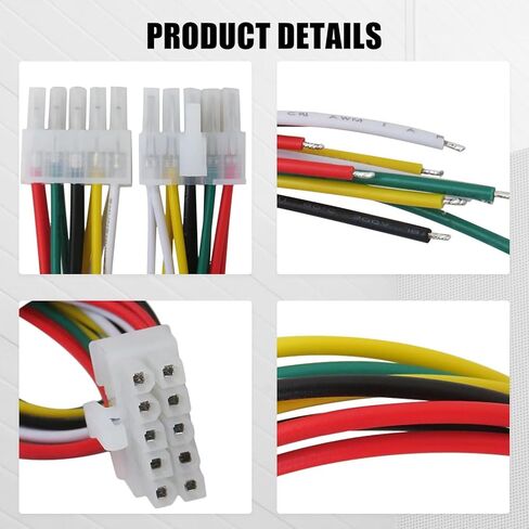 10-pin Harness Plug Replacement Compatible for Kicker BassStation Hideaway 11HS8 46HS10 11PHD12 11PH12 HS8 PT10 PT250 11PT8 Upgrade by GruDawu in Kuwait