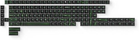 Keychron Cherry Profile Dye-Sub PBT Keycap Set - Binary Theme, 141 Keys, MX-Style Switch Compatible, Non-Shine-Through, Fits ANSI Layout (100%, TKL, 96%, 75%, 65%, 60%) in Kuwait