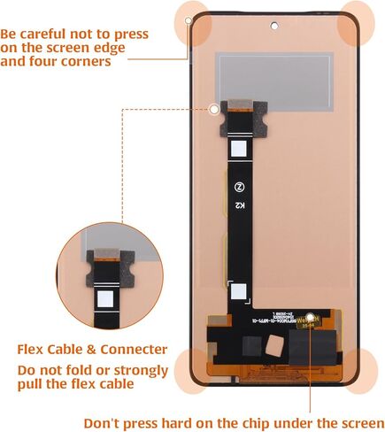 TFT لهاتف Motorola Moto G84 5G 6.5 بوصة (بدون بصمة) شاشة LCD بديلة تعرض شاشة رقمية تعمل باللمس XT2347 XT2347-1 XT2347-2 مع أدوات إصلاح in Kuwait
