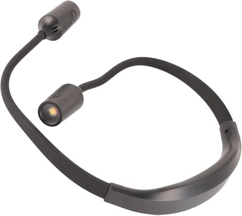 ضوء قراءة الرقبة المحمول LED ضوء الكتاب المعلق مع 3 أوضاع ألوان قابلة للتعديل، USB قابل لإعادة الشحن من النوع C - حماية ناعمة للعين للكتب في السرير والاستخدام الخارجي in Kuwait