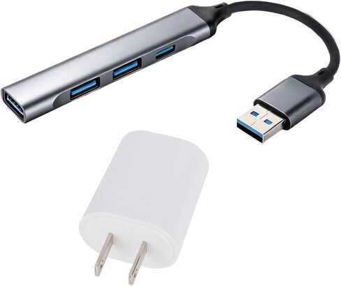 محور شحن 4 في 1 مع محول طاقة، موزع USB 3.0 محمول متعدد المنافذ، شاحن موسع USB متعدد الشاحن لأجهزة الكمبيوتر المحمول Xbox وكاميرا لوحة المفاتيح وسوار الطابعة وما إلى ذلك in Kuwait