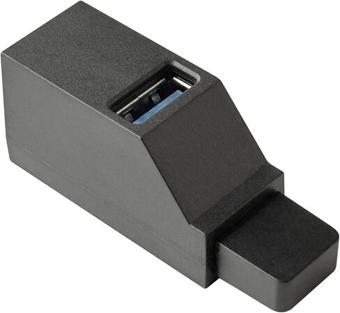 موزع منافذ USB C، قاعدة وصل 3 منافذ USB C [عبوة من قطعتين] محور USB صغير، محور USB من النوع C USB عالي السرعة للتوصيل والتشغيل، محول USB C محمول للكمبيوتر الشخصي والكمبيوتر المحمول - أسود in Kuwait