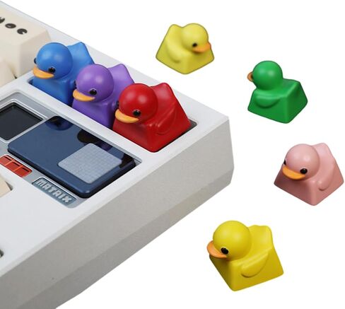 Resin Duck Keycap for Mechanical Keyboard, Lovely Cartoon ESC Keycap Replacement for MX Switches, Gaming Keyboard Decoration (Color Optional) in Kuwait