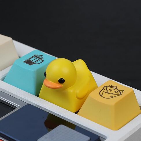 Resin Duck Keycap for Mechanical Keyboard, Lovely Cartoon ESC Keycap Replacement for MX Switches, Gaming Keyboard Decoration (Color Optional) in Kuwait