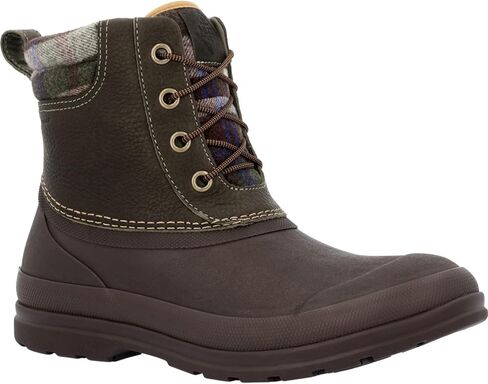 MUCK BOOT COMPANY Men's Originals Duck Lace, Color: TAUPE/DK BROWN, Size: 7 (ODL-901-TAN-070) in Kuwait