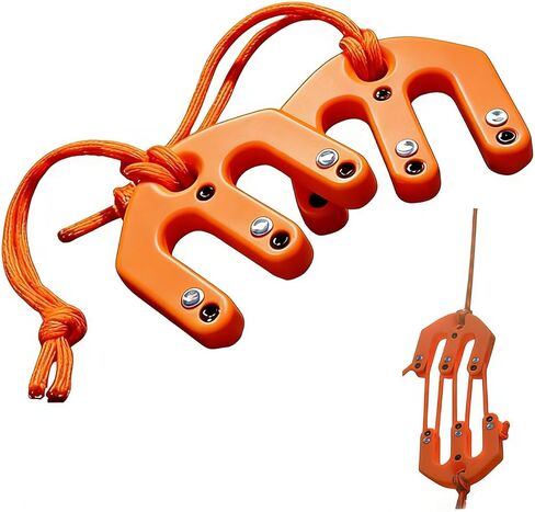 Game & Gear Hoist Block and Tackle Pulley System, 1000LBS Heavy Duty Nylon Pulley System, Portable Lightweight Lifting Tool for Camping, Hunting, Outdoor and Backcountry Activities in Kuwait