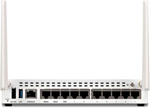 Fortinet | FWF-60E | FortiWiFi-60E 10 x GE RJ45 (2 x WAN, 1 x DMZ Port, 7 x Internal), Wireless (802.11a/b/g/n/ac). Firewall in Kuwait