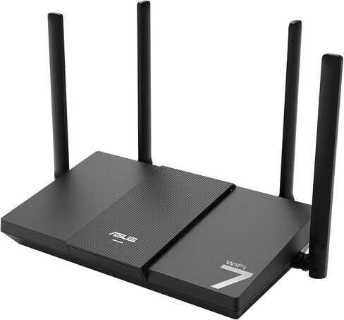 ASUS RT-BE50, Dual Band Expandable Smart AIMesh B3600 (802.11be), ONE Port 2.5 WAN, THREE 1G Ports, Up to 3 SSID for IoT Device, VPN Compatible and Parental Controls, Black in Kuwait