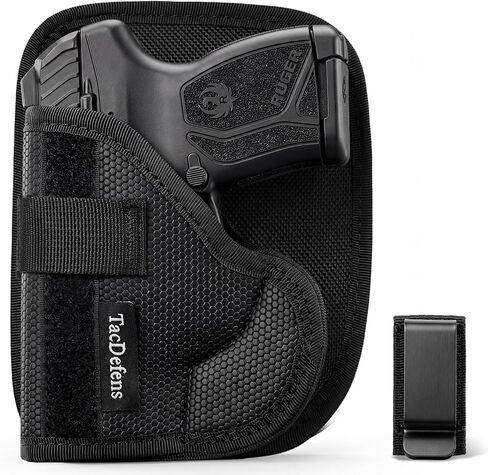 SlimOmni LCP MAX Holster Pocket & IWB Combo (جيب وحافظة IWB لـ LCP MAX)، متعدد الاستخدامات، ارتفاع قابل للتعديل بالكامل وغير قادر، داعم قابل للإزالة، يتضمن مشبك معدني in Kuwait