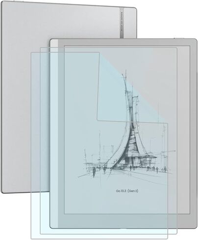 for BOOX Tablet Go 10.3 Gen II Lumi Screen Protector - [2 Pack] HD Clear Soft PET Film [Anti-Fingerprint] [Anti-Scratch] [Bubble Free] [Case Friendly], Compatible for BOOX Go 10.3 (Gen II) in Kuwait