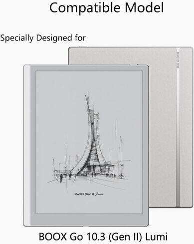 for BOOX Tablet Go 10.3 Gen II Lumi Screen Protector - [2 Pack] HD Clear Soft PET Film [Anti-Fingerprint] [Anti-Scratch] [Bubble Free] [Case Friendly], Compatible for BOOX Go 10.3 (Gen II) in Kuwait