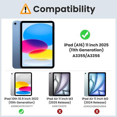 واقي شاشة ورقي مغناطيسي من MoKo لجهاز iPad A16 الجيل الحادي عشر 11 بوصة 2025/iPad الجيل العاشر 10.9 بوصة 2022، واقي شاشة iPad الجيل العاشر قابل للفصل وإعادة الاستخدام، طبقة غير لامعة مضادة للوهج، سهلة التركيب in Kuwait
