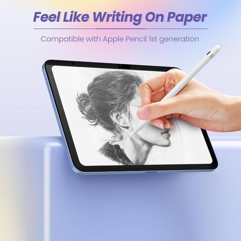 واقي شاشة ورقي مغناطيسي من MoKo لجهاز iPad A16 الجيل الحادي عشر 11 بوصة 2025/iPad الجيل العاشر 10.9 بوصة 2022، واقي شاشة iPad الجيل العاشر قابل للفصل وإعادة الاستخدام، طبقة غير لامعة مضادة للوهج، سهلة التركيب in Kuwait