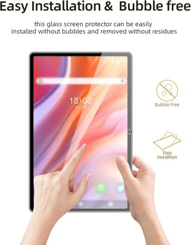 واقي شاشة لجهاز FEONAL D126 2025 اللوحي مقاس 11 بوصة Android 11، طبقة من الزجاج المقوى المقاوم للخدش عالي الدقة لحماية السقوط FEONAL D126، حساس للمس، مضاد لبصمات الأصابع، عبوة واحدة. in Kuwait