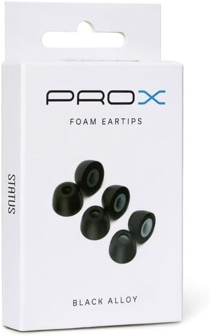الحالة الصوتية - حشوات الأذن Pro X Memory Foam (سبيكة سوداء) in Kuwait