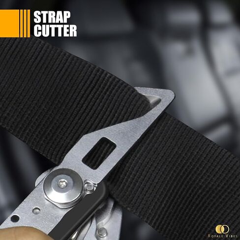 6 in 1 Trauma Shears Multi Tool - Foldable Stainless Steel Tactical Shears with Strap Cutter, Ring Cutter & Glass Breaker for EMT, Camping, Survival, Rescue & First Aid - Blue in Saudi Arabia