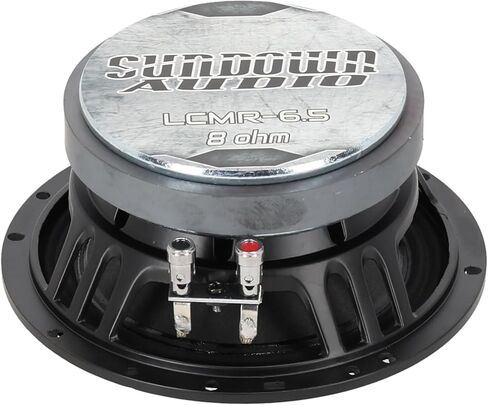 Sundown Audio LCMR-6.5 S-LCMR6.58 100 وات RMS 6.5 بوصة مكبر صوت للسيارة متوسط ​​المدى 8 أوم، نطاق 120 هرتز -6 كيلو هرتز، حساسية 92 ديسيبل، لأنظمة صوت السيارة، قطعتان in Kuwait