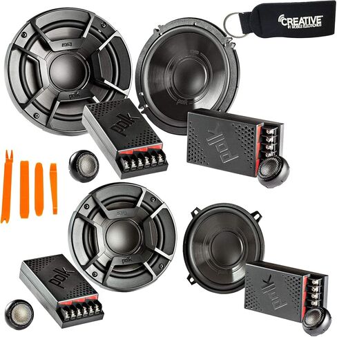 Polk Audio - زوج من مكبرات الصوت DB6502 مقاس 6.5 بوصة وزوج من مكبرات الصوت المكونة من DB5252 - تتضمن الحزمة زوجين in Kuwait