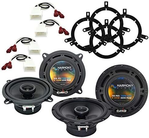 Harmony Audio متوافق مع 1998-2000 Toyota Corolla HA-R5 HA-R65 حزمة ترقية استبدال مكبر الصوت من المصنع الجديد مع حزام مكبر الصوت البديل HA-728104 in Kuwait