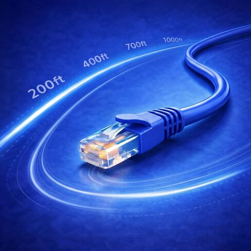 | كابل إيثرنت Cat6 خارجي بطول 1000 قدم - 23AWG Solid CCA UTP، وسترة LDPE مقاومة للطقس، وكابل LAN لجهاز التوجيه، والمحول، وكاميرا IP وPoE - بكرة خشبية in Kuwait