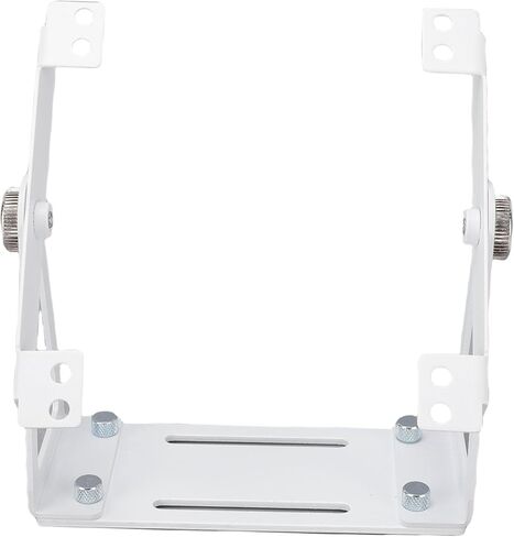 Aluminum Alloy Pivoting Fan Mount | 360° Adjustable Bracket for 120mm & 140mm Computer Fans,Easy Installation for Desk, Wall & Ceiling Mounting (White) in Kuwait