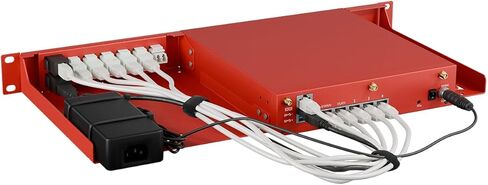 Rackmount.IT RM-WG-T10 Rack Mount Kit for WatchGuard T125, T125-W, T145, and T145-W Firewalls - 1U, Front Ports, Signal White Steel (RM-WG-T10) in Kuwait