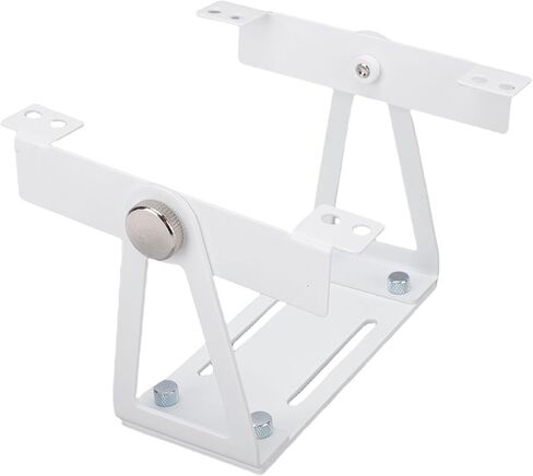 Aluminum Alloy Pivoting Fan Mount | 360° Adjustable Bracket for 120mm & 140mm Computer Fans,Easy Installation for Desk, Wall & Ceiling Mounting (White) in Kuwait