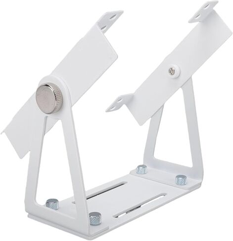 Aluminum Alloy Pivoting Fan Mount | 360° Adjustable Bracket for 120mm & 140mm Computer Fans,Easy Installation for Desk, Wall & Ceiling Mounting (White) in Kuwait