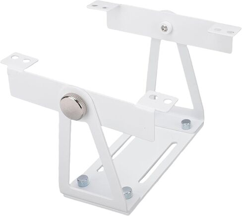 Aluminum Alloy Pivoting Fan Mount | 360° Adjustable Bracket for 120mm & 140mm Computer Fans,Easy Installation for Desk, Wall & Ceiling Mounting (White) in Kuwait