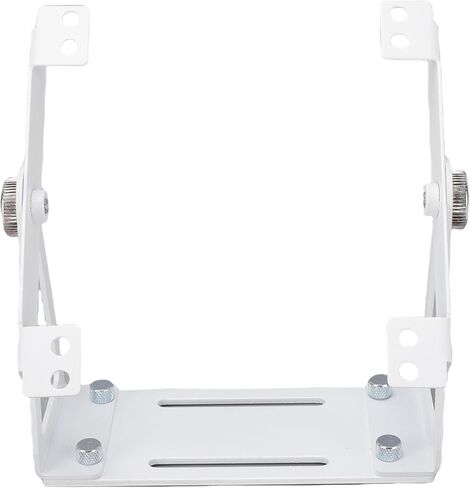 Aluminum Alloy Pivoting Fan Mount | 360° Adjustable Bracket for 120mm & 140mm Computer Fans,Easy Installation for Desk, Wall & Ceiling Mounting (White) in Kuwait