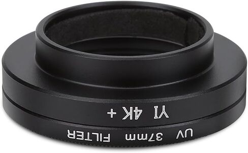 37mm Lens Filter, Protective Aluminum Alloy Frame, Camera Accessory, 37mm Size for YI Sports Cameras, for Outdoor Adventures, Travel Photography, Action Sports, Underwater Use, Cyc in Kuwait