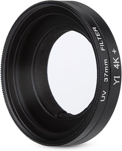 37mm Lens Filter, Protective Aluminum Alloy Frame, Camera Accessory, 37mm Size for YI Sports Cameras, for Outdoor Adventures, Travel Photography, Action Sports, Underwater Use, Cyc in Kuwait