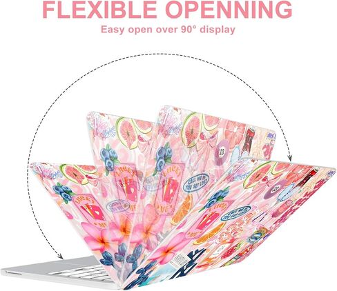 AKIT Compatible with MacBook Neo Case 13 inch 2026 Release, Unique Pattern Plastic Hard Shell Laptop Case+Screen Protector+Keyboard Cover for New MacBook Neo 13 inch A3404 (A18 Pro Chip), SumPink in Saudi Arabia