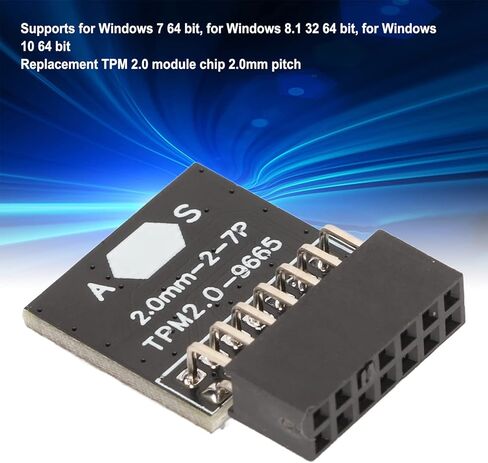 وحدات أمان التشفير، وحدة أمان TPM 14Pin، وحدة تشفير الأوراق المالية 2x7P TPM 2.0 تدعم DDR4، واستبدال DDR3 لوحدات حماية النظام الأساسي Win11 in Kuwait