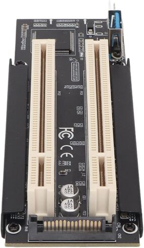 PCI Express to Dual PCI Adapter | 2 Slots Expansion Card with Blue LED for Systems in Kuwait