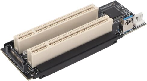 PCI Express to Dual PCI Adapter | 2 Slots Expansion Card with Blue LED for Systems in Kuwait