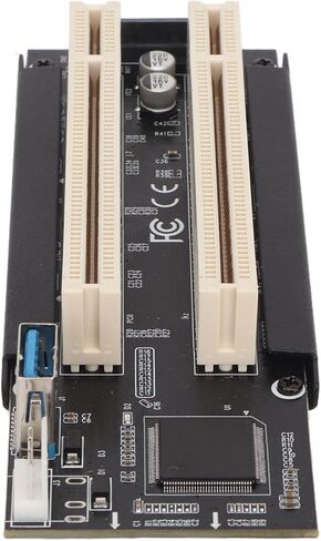 PCI Express to Dual PCI Adapter | 2 Slots Expansion Card with Blue LED for Systems in Kuwait