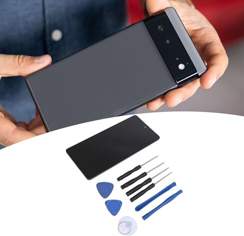 GOWENIC Phone Screen Replacement for Pixel 7, TFT Display High Brightness Responsive Touch Digitizer Assembly with Repair Tools, Phone Screen Repair in Kuwait