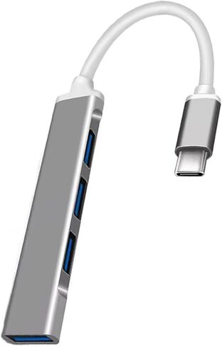 موزع USB C، 4 في 1 USB C إلى USB مع منافذ 1×USB3.0 و3×USB2.0 لأجهزة MacBook Pro/Air، وiPad، والكمبيوتر الشخصي، وChromebook، والهاتف in Kuwait