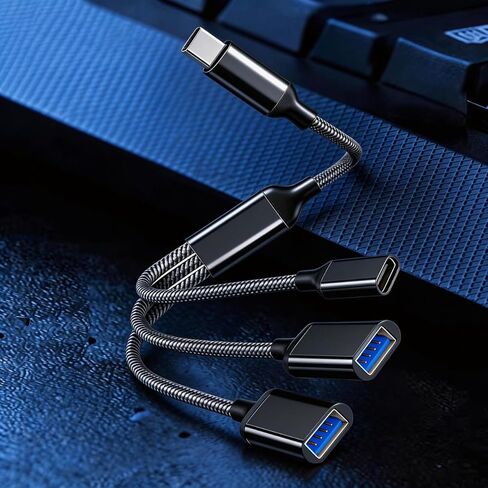 محور USB 3.0، محول توسيع USB متعدد الوظائف رفيع للغاية ومحول تمديد البيانات، مناسب لموسعات USB المحمولة مع لوحات المفاتيح وأجهزة واجهة USB الأخرى in Kuwait